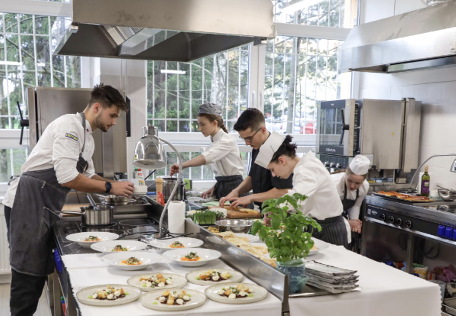 Praktická výučba v gastronomickej škole